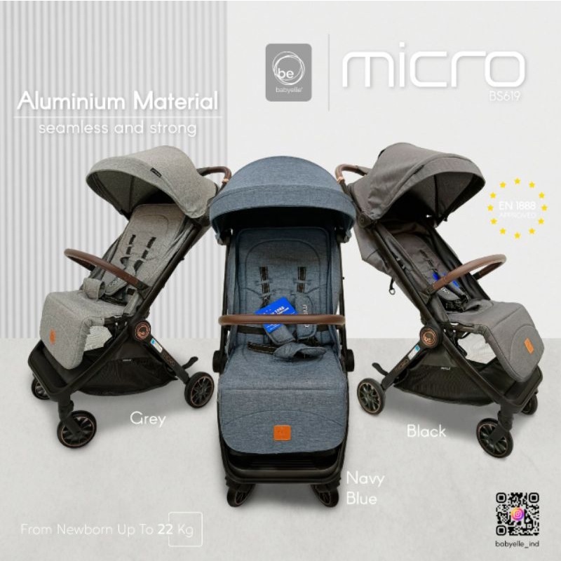 BabyElle Stroller Micro - Kereta Dorong Bayi / Stroller Bayi