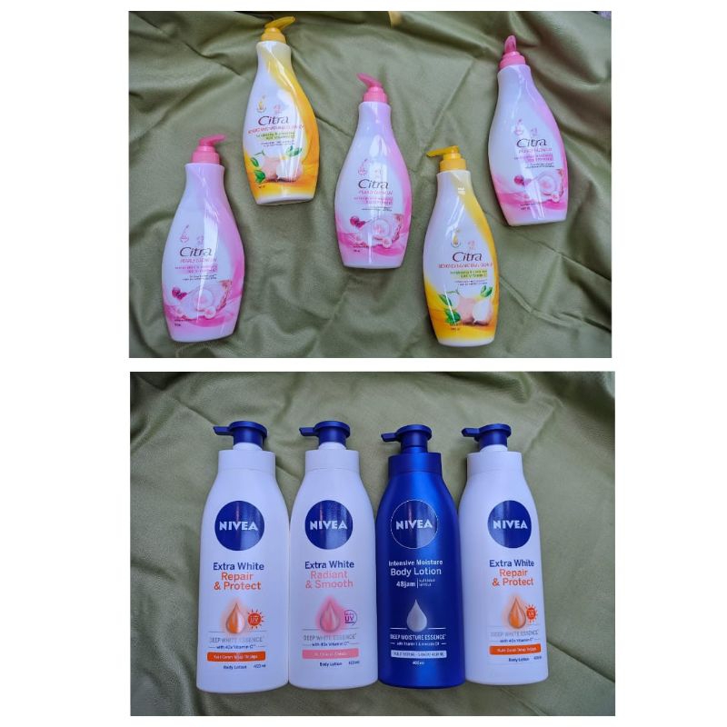 Handbody Nivea 400ml dan Handbody Citra 380ml
