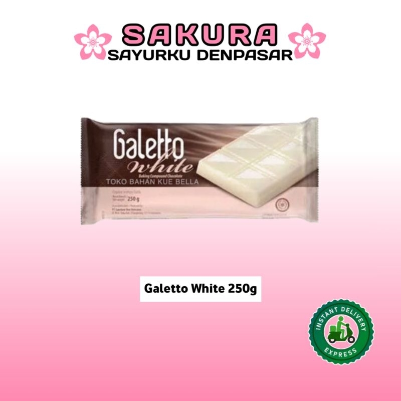 

Galetto White Chocolate Compound 250g - SAKURA