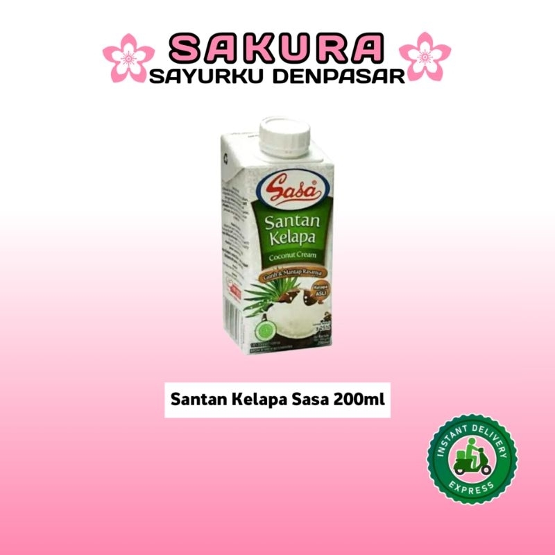 

Santan Kelapa Siap Pakai Sasa 200ml - SAKURA