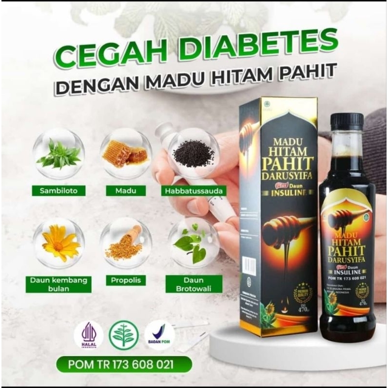 

Madu Hitam Pahit Plus Insulin Darusyifa