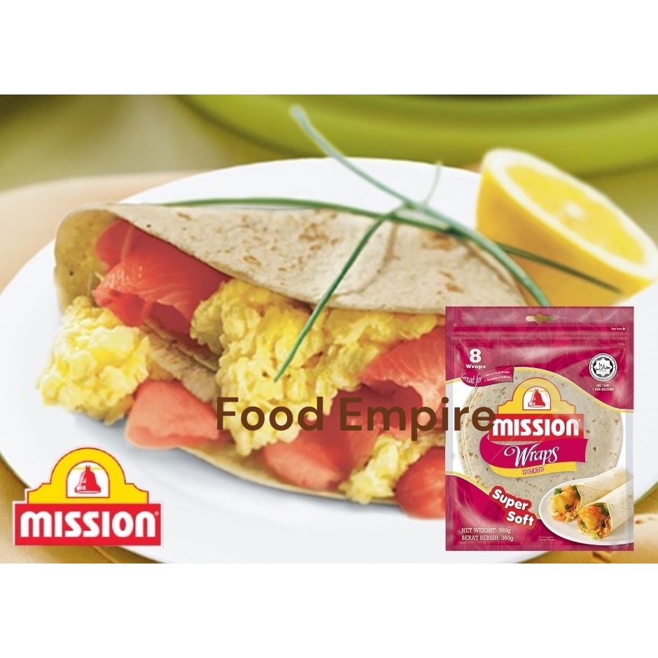 

RB MISSION Wraps Original Super Soft - Whole Grain - Potato - Garlic Isi 8 Wrap