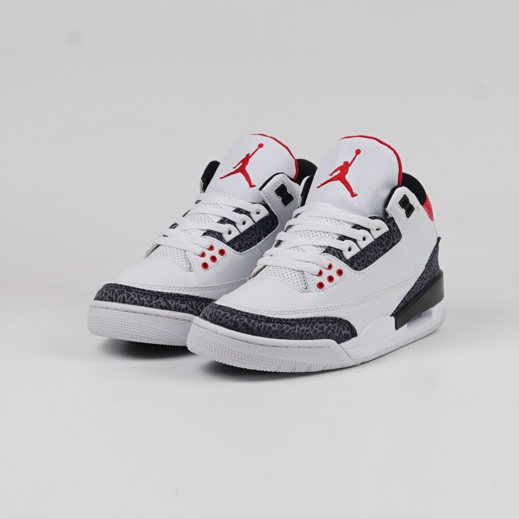 Nike Air Jordan Retro 3 Denim Fire Red