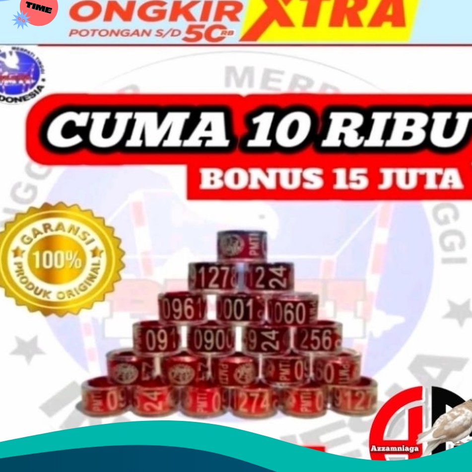 BOOM RING PMTI RING MERPATI MERPATI LOORIGINAL PMTI