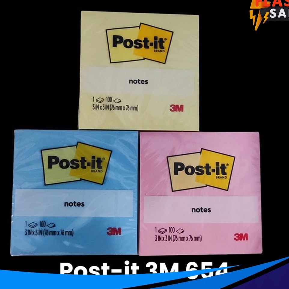 

PROMO GILAGILAAN Post it Notes 3M 654