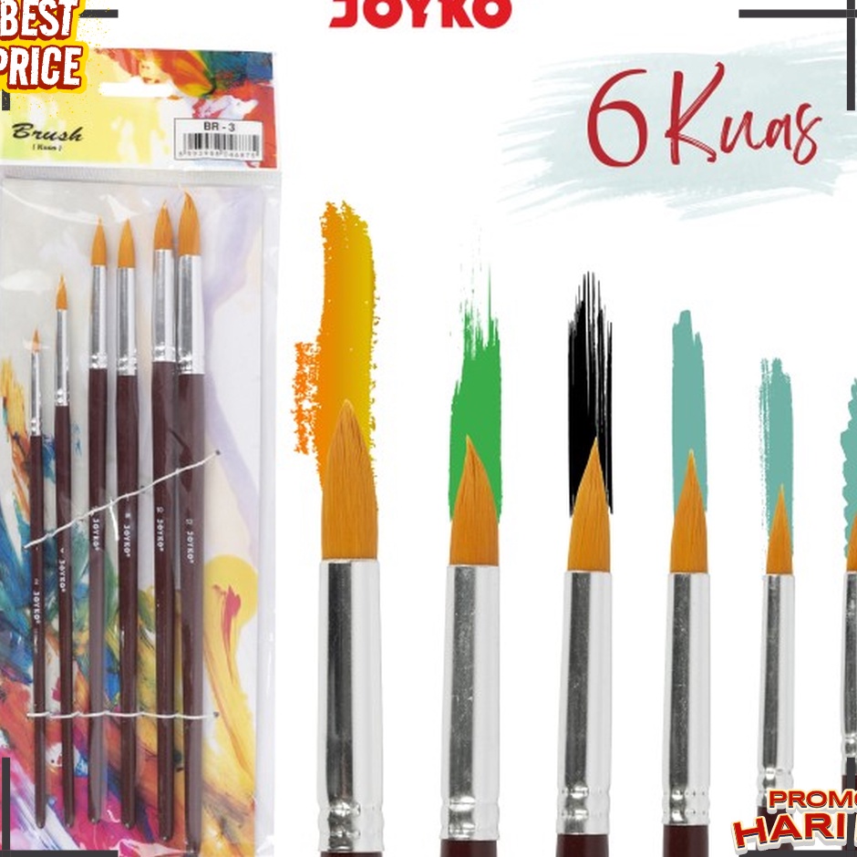 

CASHBACK LANGSUNG Kuas Lukis Brush Set BR8 Murah Original