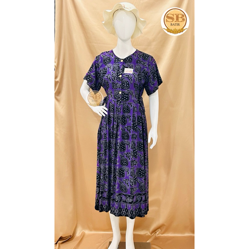 Daster Kencana Ungu Tali Samping