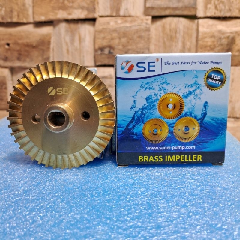 Impeler Kuningan Pompa Air 9mm Universal Shimizu Panasonic National Gp 125