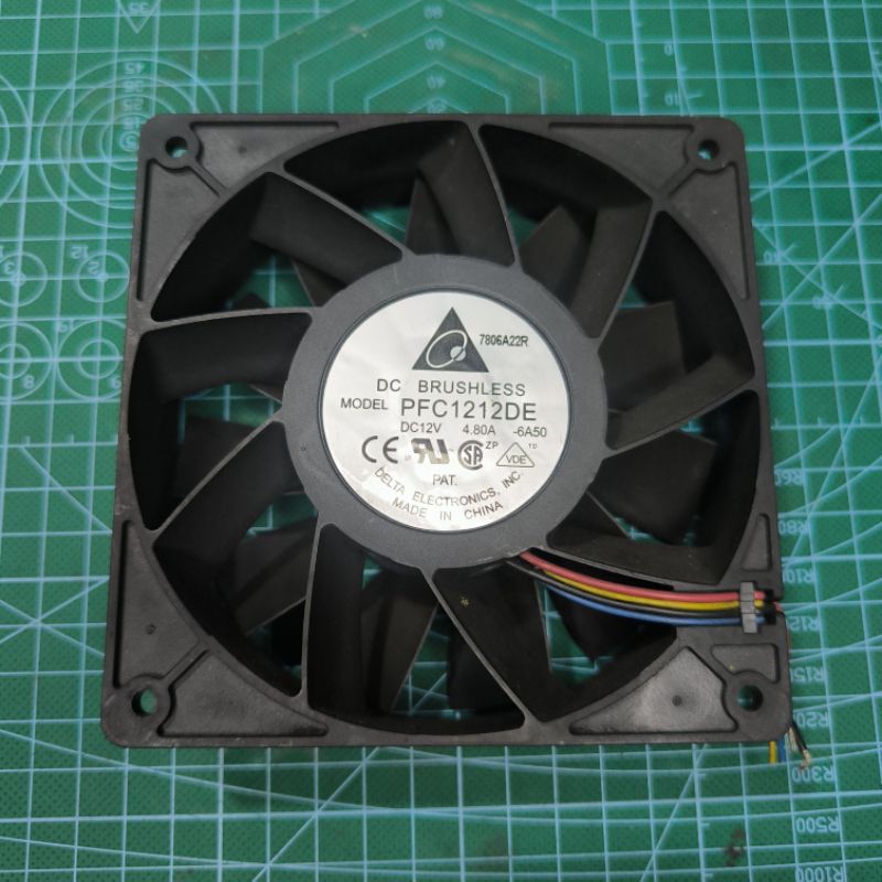KIPAS HIGH SPEED 12CM X 12CM 12V 4.80A FAN HIGH SPEED 12CM 4.80AMPER 12VOLT