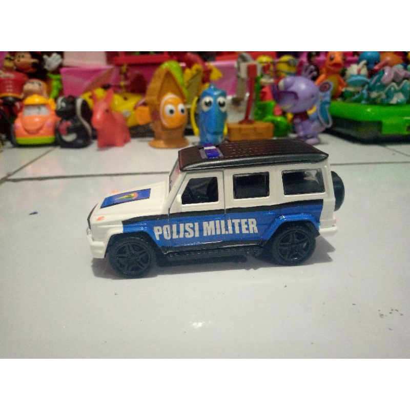 Miniatur Mobil Polisi Militer Angkatan Darat