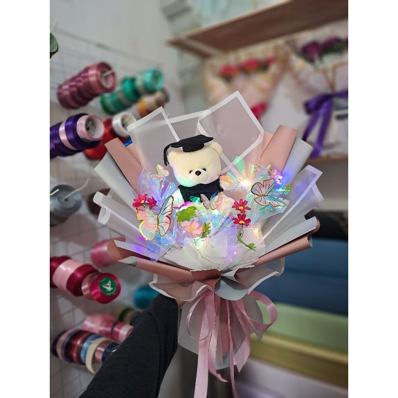 BUKET BONEKA MIX KUPU-KUPU | BUKET KUPU-KUPU | BUKET WISUDA | BUKET PREMIUM | BUKET BONEKA | BONEKA 