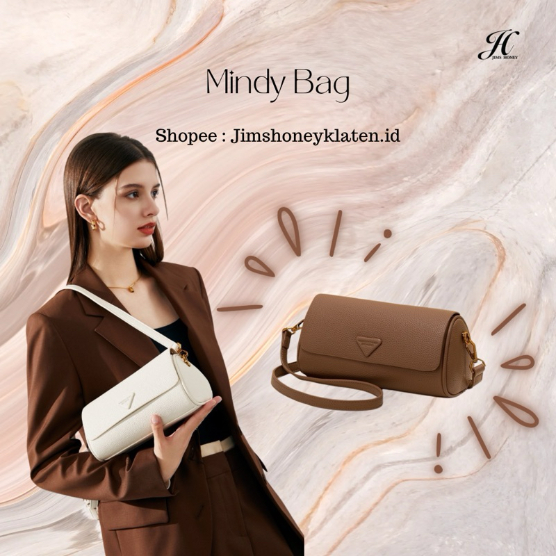 Jims Honey Mindy Bag Tas Selempang Wanita Bentuk tabung
