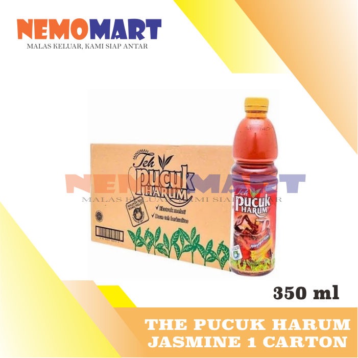 

TEH PUCUK HARUM JASMINE BOTOL SATU KARTON DUS 350 ML TEA DAUN MELATI BOTTLE 350ML 1 CARTON