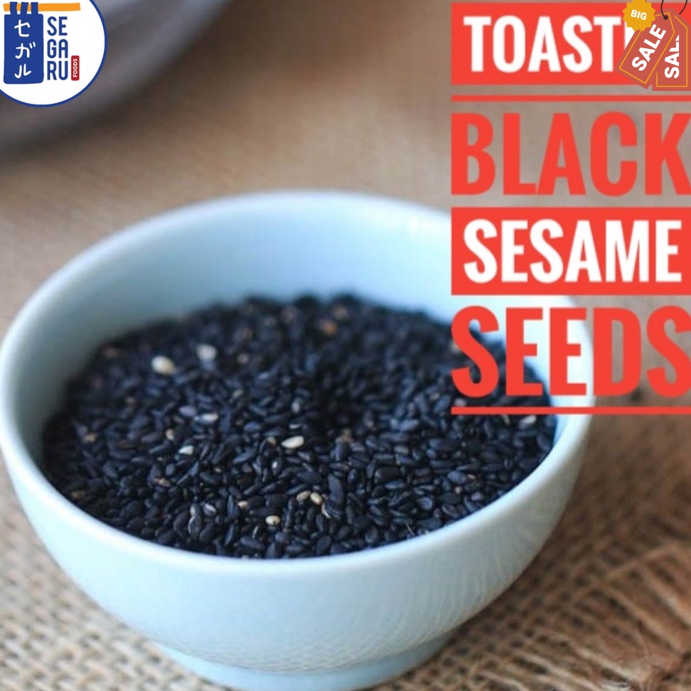 

UNGGUL Wijen Hitam Sangrai Sushi Roasted Black Sesame Seeds