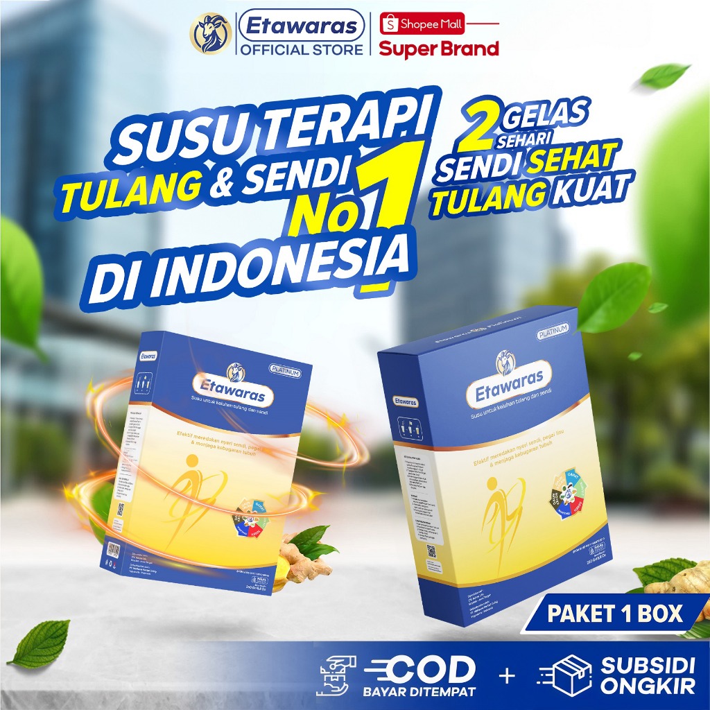 

Susu Etawaras Platinum Original Atasi Nyeri Sendi dan Pegal Linu