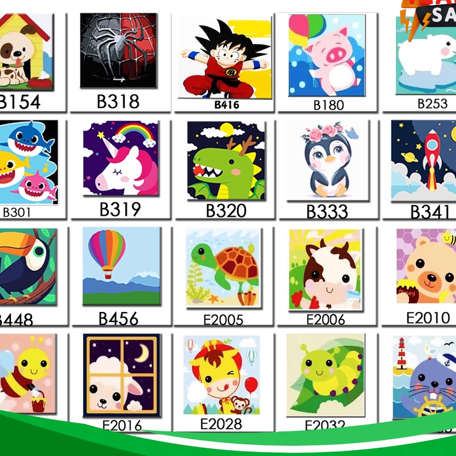 

JAMINAN KEPUASAN PELANGGAN METH BABY ANIMAL D PAINT BY NUMBER KIDS PAINTING BY NUMBERS DIY SET MELUKIS ANAK LUCU LENGKAP COLOR MEWARNAI MUDAH AMAN LUCU LENGKAP 1 SET ALL IN ONE FRAME KAYU