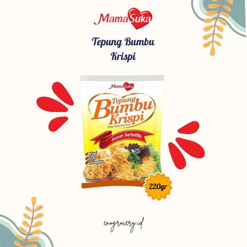 

Mamasuka Tepung Bumbu Krispy 220gr
