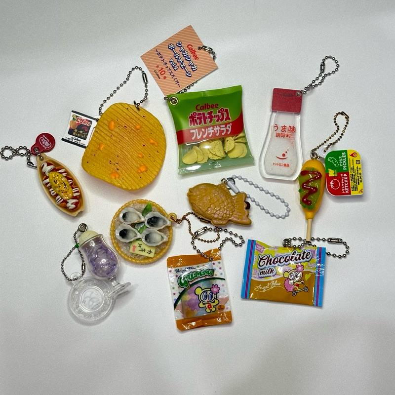 various food gotochi gacha trinkets