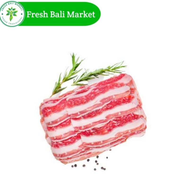 

shortplat slice beef import 500-1kg