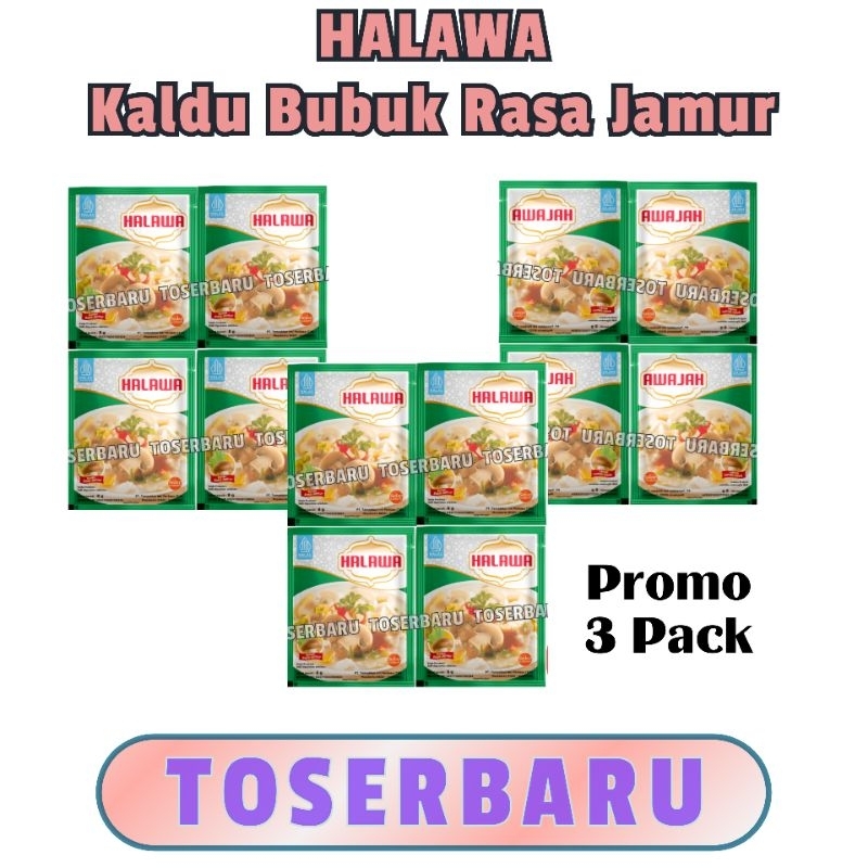 

HALAWA KALDU BUBUK RASA JAMUR ( 3 Pack )