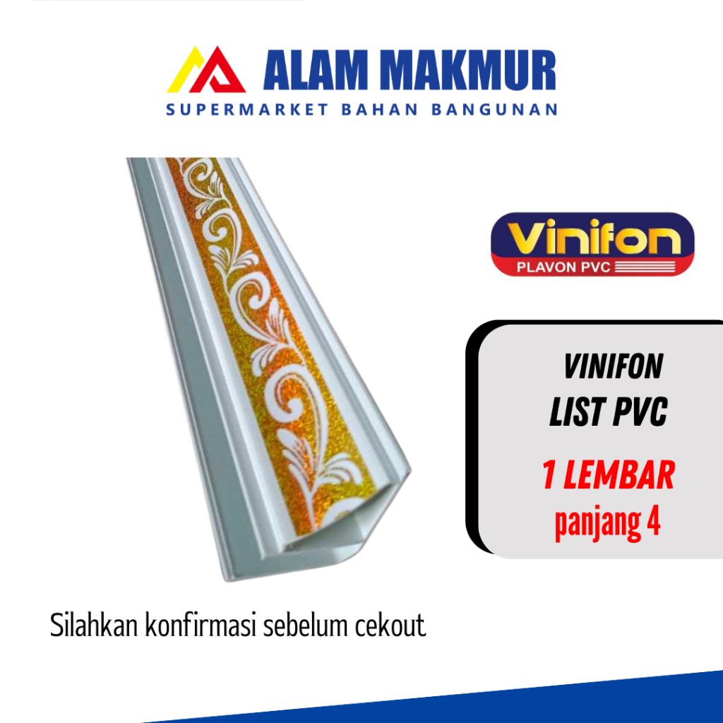 List plafon PVC 4 m gold