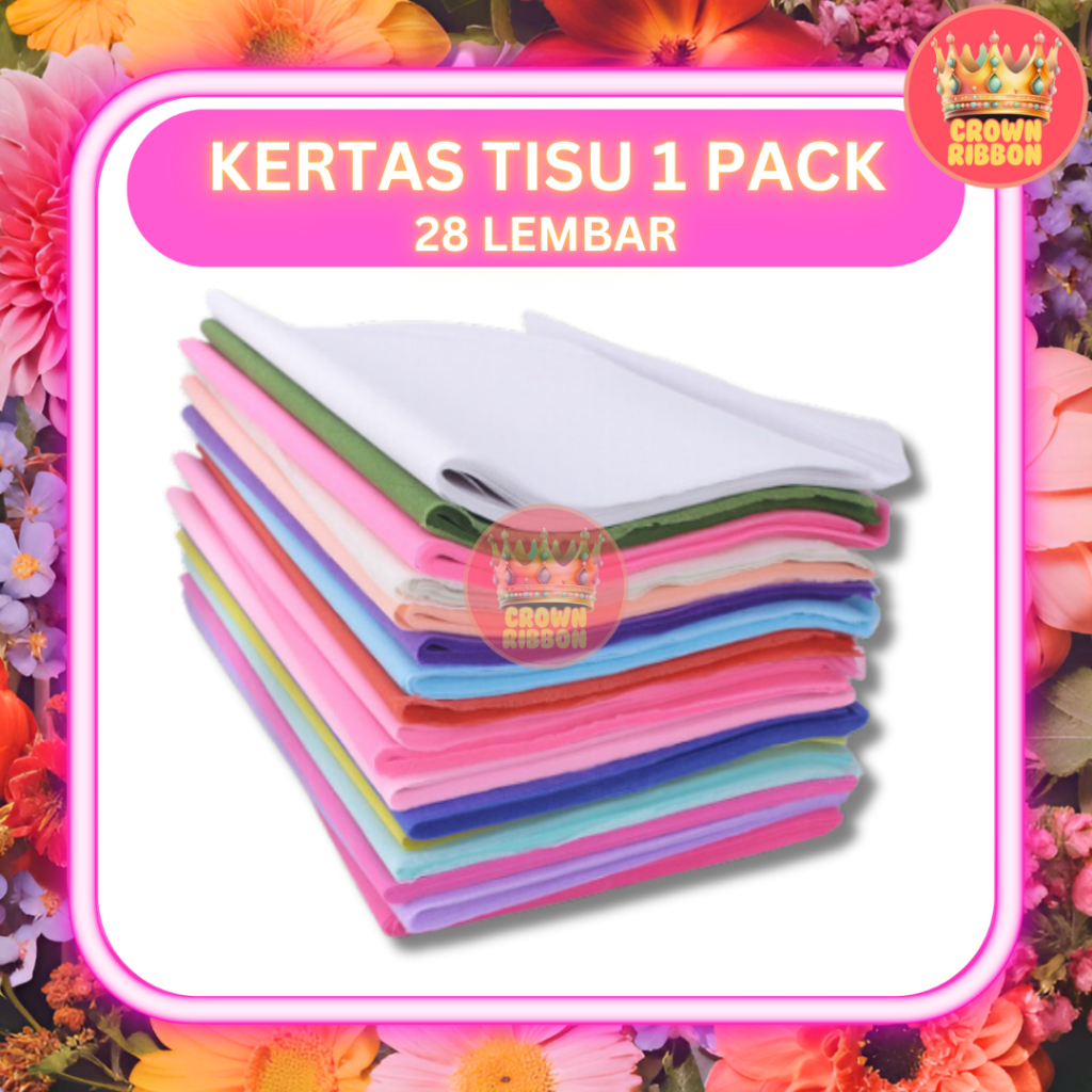 

[28-30 lembar] Kertas Tisu Buket / Wrapping Paper Tissue