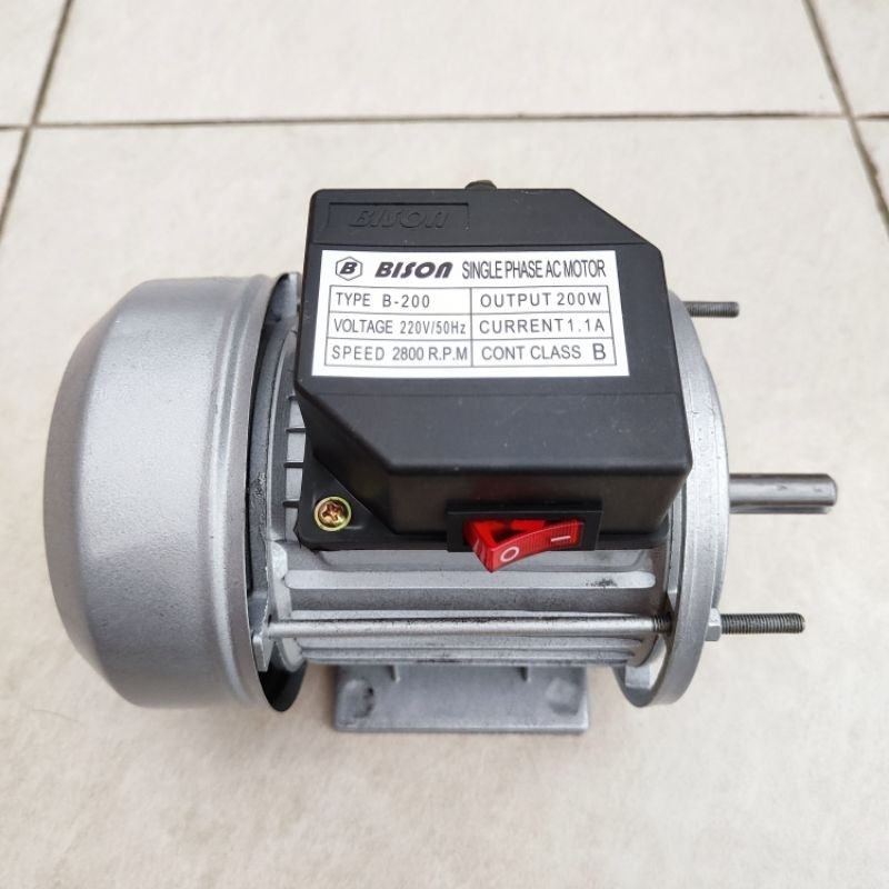 Dinamo Penggerak Elektro Motor Kecil Mini Mesin Parut Parutan Kelapa Bison