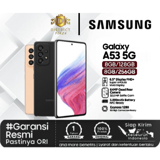 Samsung A53 5G RAM 8/128GB 8/256GB | Super AMOLED | Garansi Resmi, 100% ORI