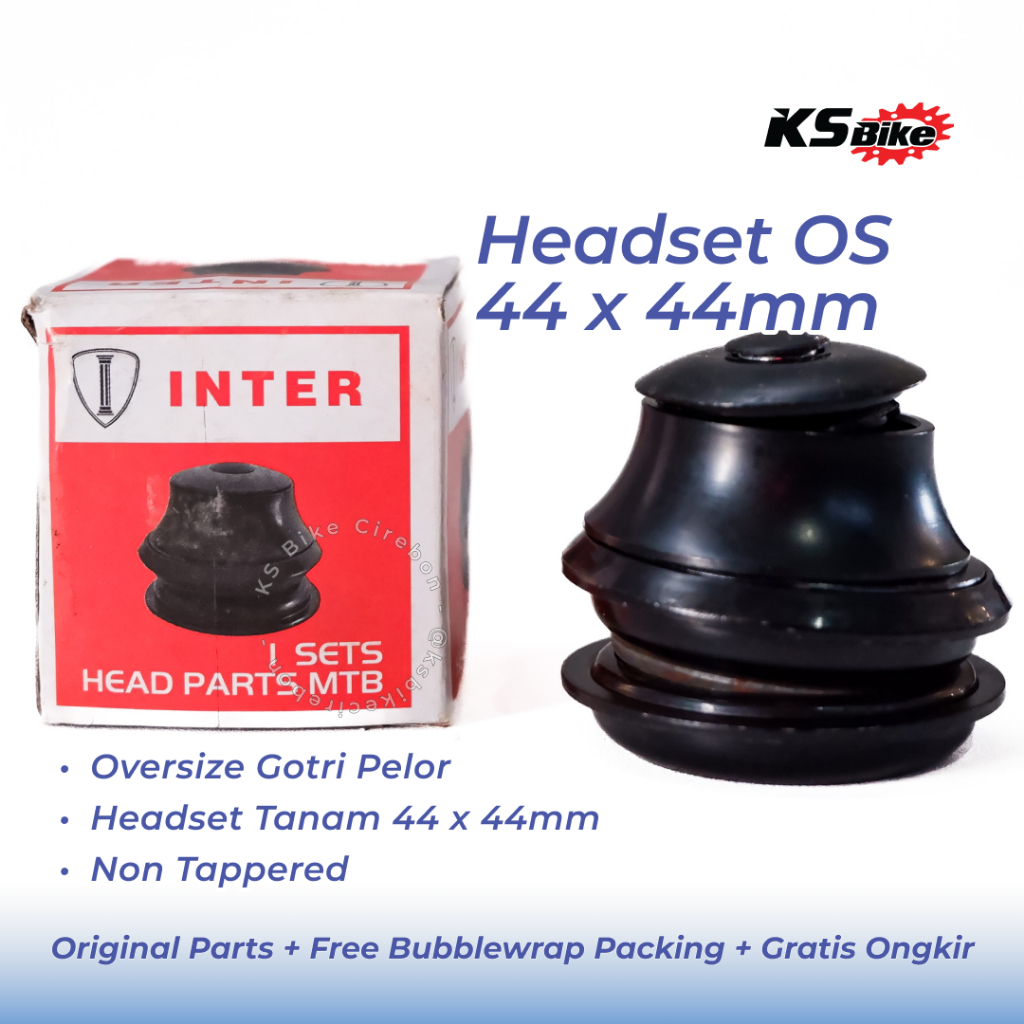 Headset Kom Fork Sepeda Oversize 44 x 44 Inter Pelor Gotri Komfork Sepeda Gunung Federal KS Bike Cir