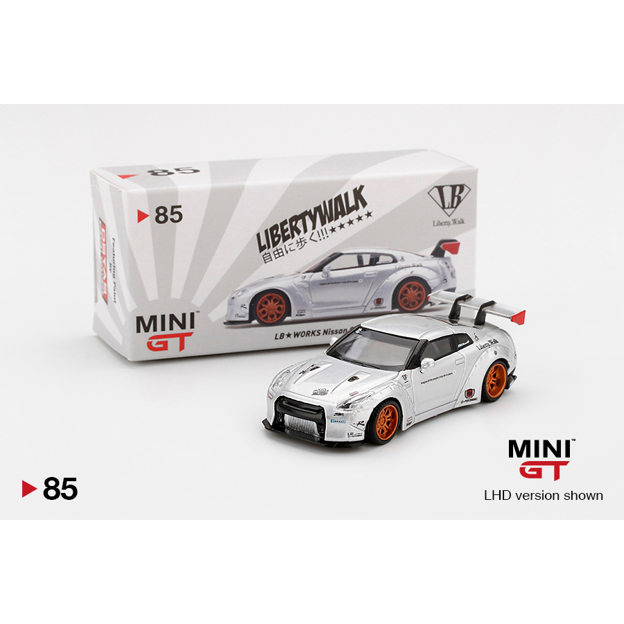 MINI GT LB WORKS NISSAN GTR R35 MAGIC PEARL TAIWAN EXCLUSIVE
