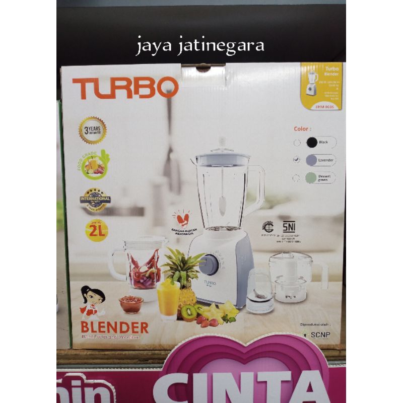 Blender Turbo 4 in 1 Plastik EHM-8035