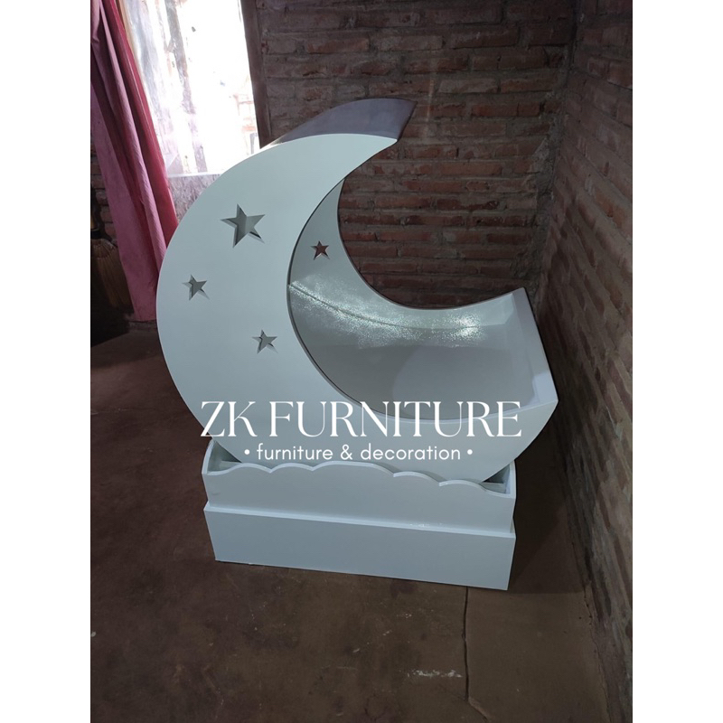 TEMPAT TIDUR BAYI CANTIK /  BOX BAYI HALF MOON / TEMPAT BAYI / PHOTOSHOOT BAYI / TEMPAT TIDUR BAYI B