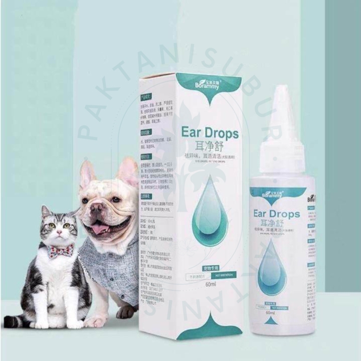 Tetes Telinga Kucing Mengobati Earmites Conge Gatal Infeksi Pembersih Kuping Congek Berair 60ML