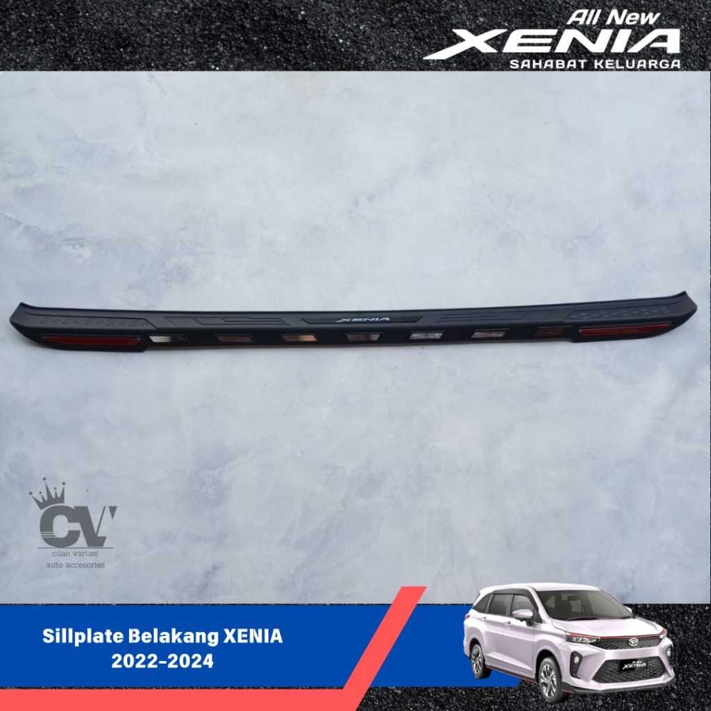 Sill Plate Variasi Belakang Injakan Mobil Xenia 2022 - 2024
