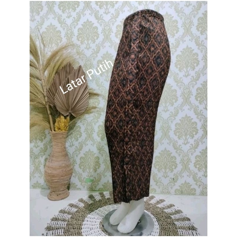 Rok Jarik Plisket Wiru Wiron Batik Sido Luhur ( motif pakem )