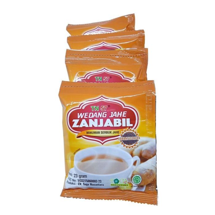 

Wedang Jahe Plus Habbatussauda ZANJABIL / jahe / jahe merah / per RENCENG