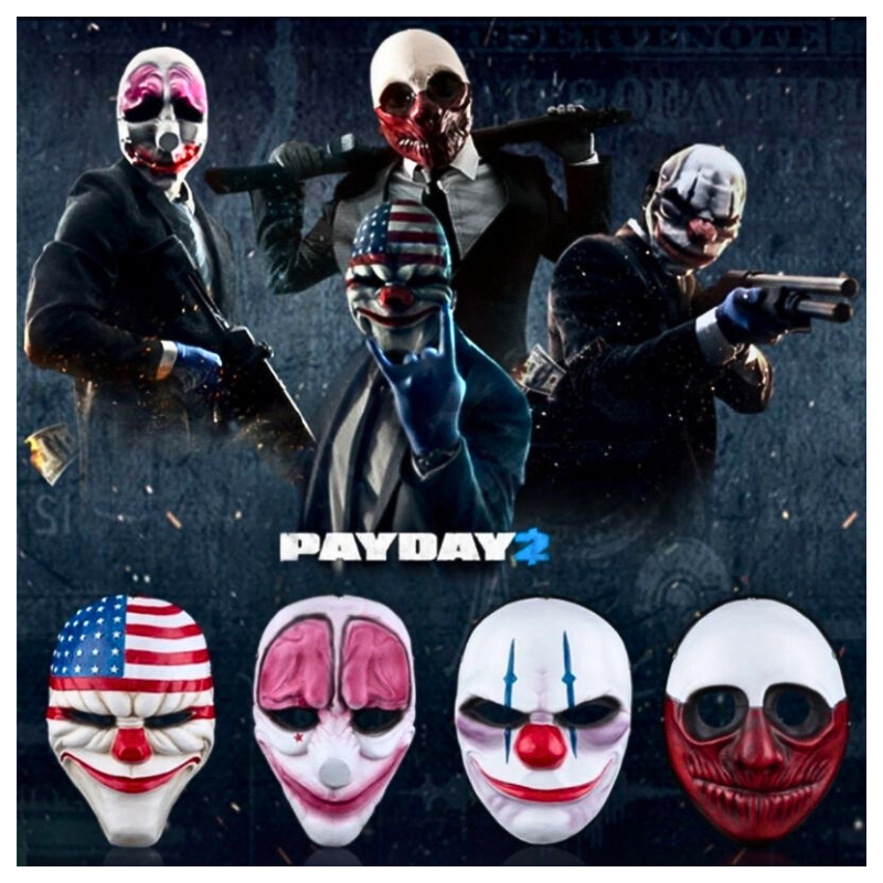 Topeng Anonymous Topeng Halloween Joker Kostum Cosplay Topeng Seram Haloween