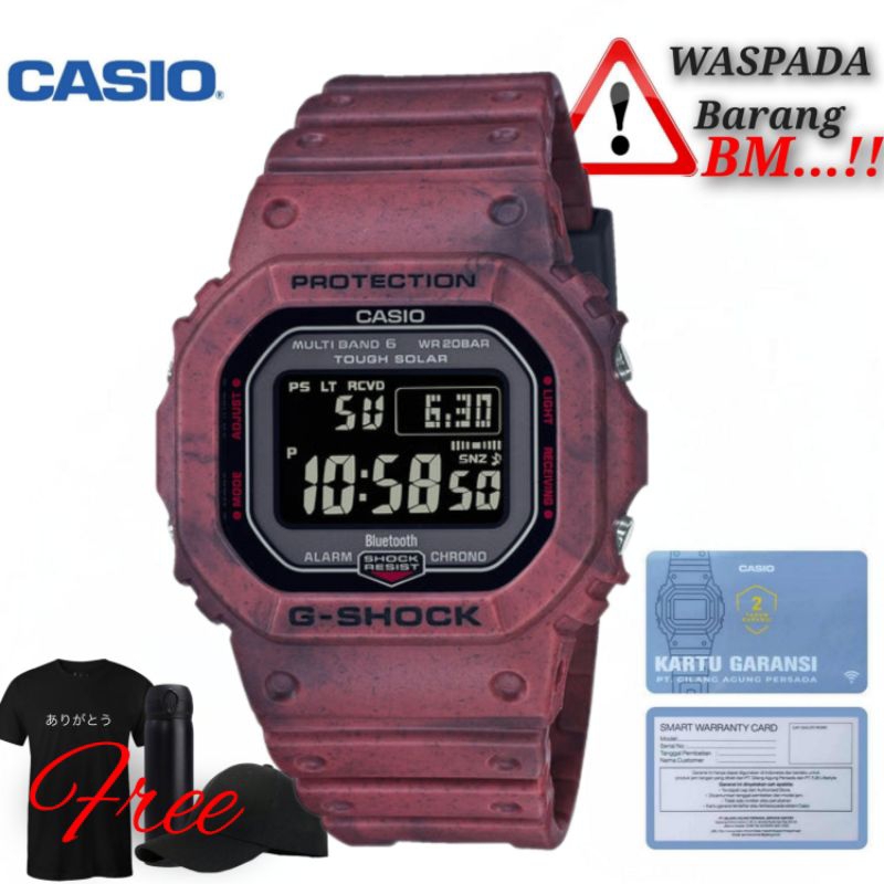 Jam Tangan Pria G-Shock GW-B5600SL-4DR / G-SHOCK Gw-b5600sl-4dr