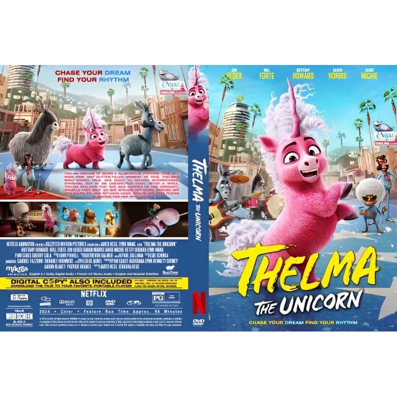 KASET FILM THELMA THE UNICORN (2024) - KASET FILM ANIMASI - KASET FILM ANIMASI ANAK TERBARU - KASET 