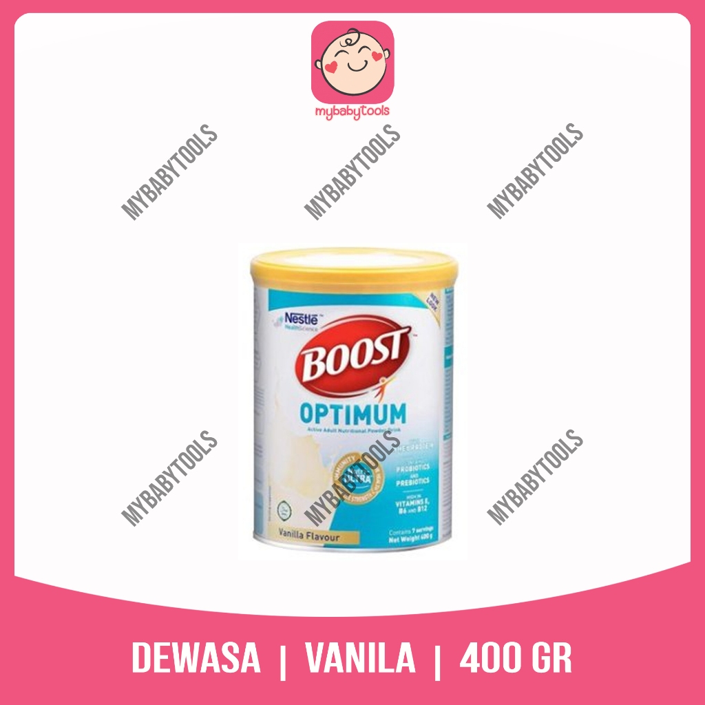 

NESTLE BOOST Optimum Susu Nutrisi Vanila Dewasa dan Lansia 400gr