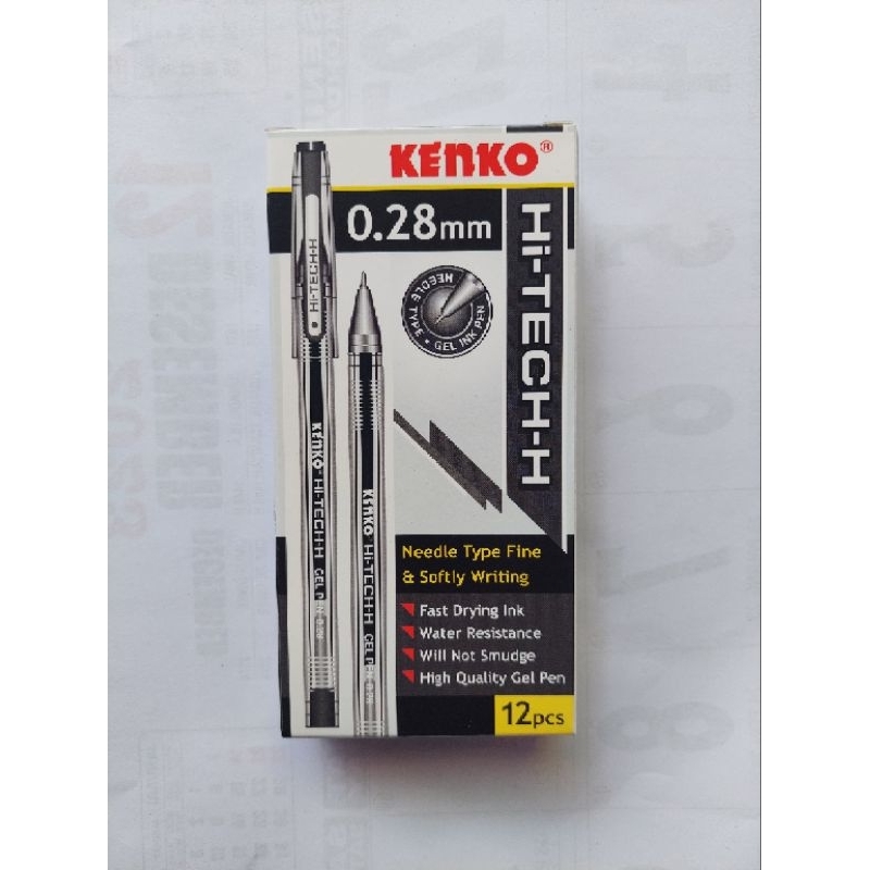 

bolpen Kenko HI-TECH-H 0.28MM isi 12 pcs