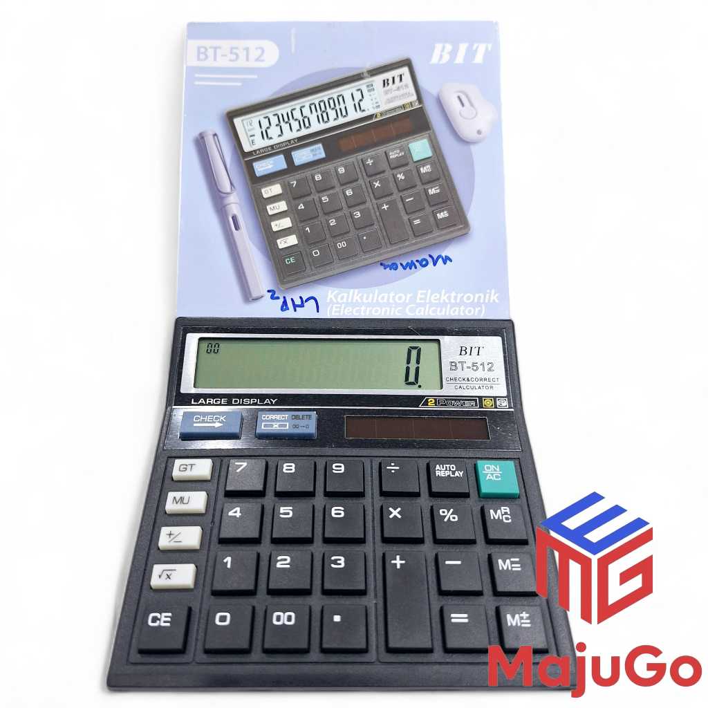 

KALKULATOR ELEKTRONIK BIT TYPE BT-512