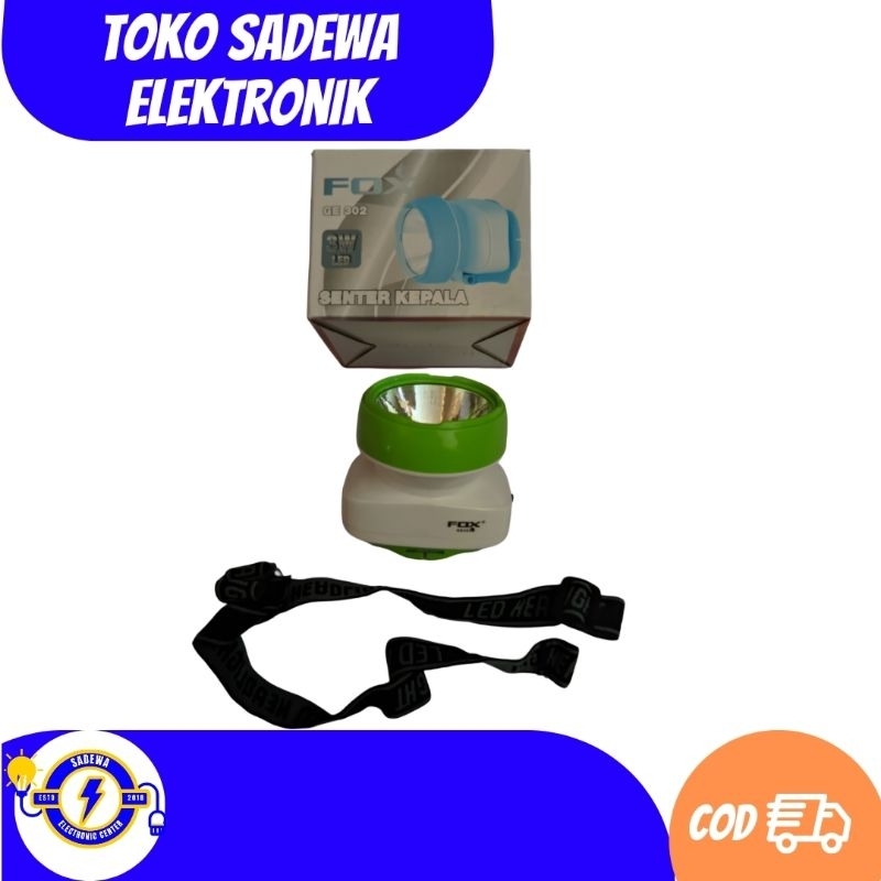 SENTER KEPALA LED FOX