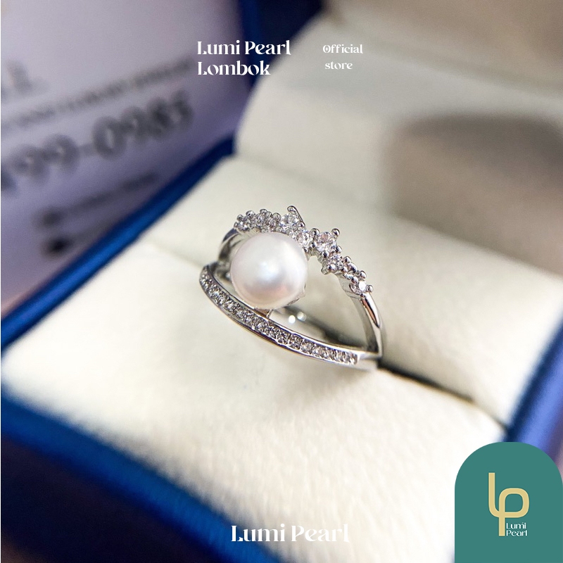 CINCIN DISNEY PRINCESS MUTIARA AIR TAWAR ASLI LOMBOK BERSERTIFIKAT | Cincin mutiara air tawar | Muti