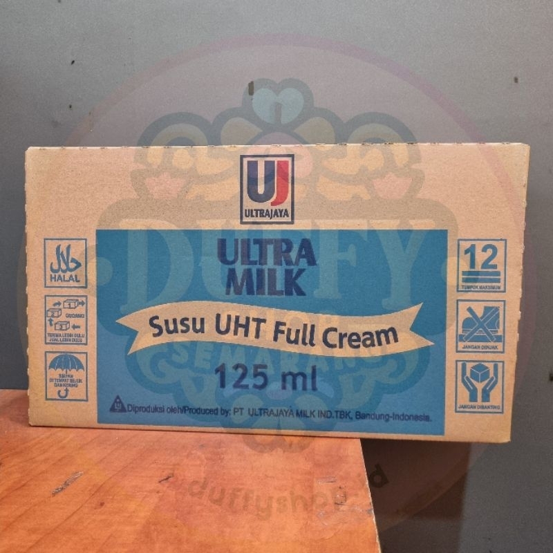 

SUSU UHT ULTRA MILK RASA FULL CREAM 125ML 1 KARTON (40PCS)