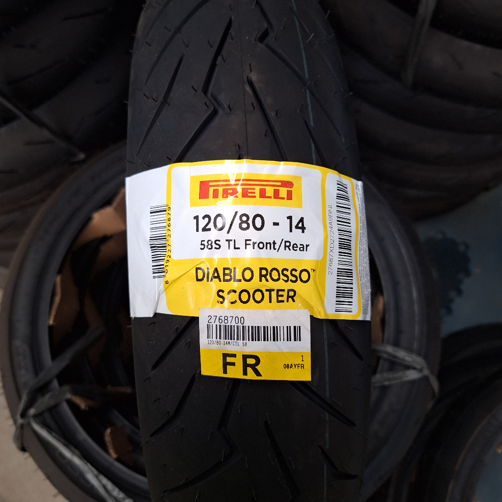 Ban Pirelli Diablo Rosso Scooter 120/80 ring 14