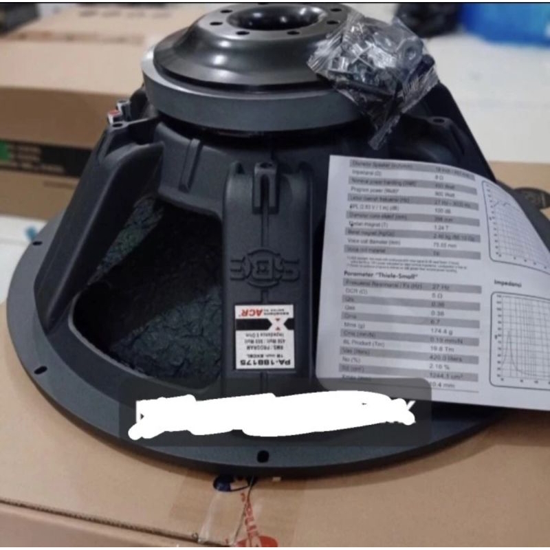 Speaker 18 inch excellent PA 188127