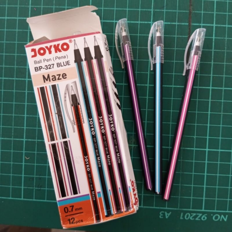 

PENA BALL POINT JOYKO BP327 HITAM BIRU MERAH