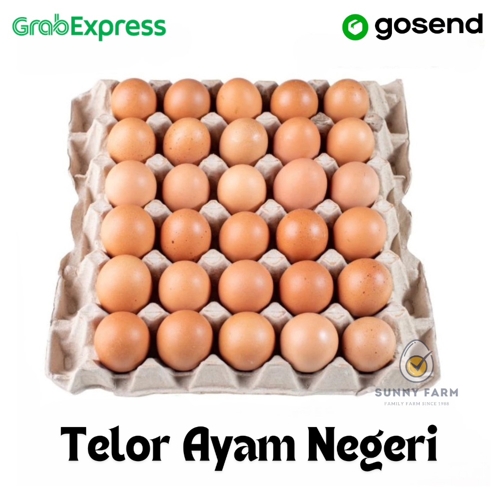 

Telur / Telor Ayam Negri Negeri 1KG Fresh Premium Termurah