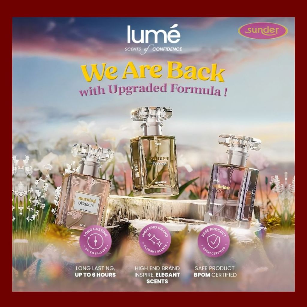 Lume Parfume Isi 3 Scent Of Confidence Parfum Lumecolors 30 ml Eau De Parfume EDP Perfume